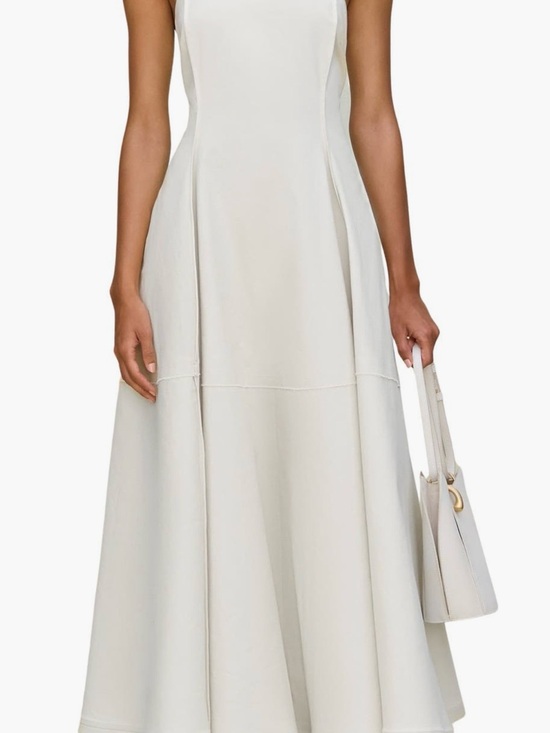 cult gaia Dresses & Skirts - Cult Gaia
Maka Stretch Cotton
Maxi Cocktail Dress Off white size M